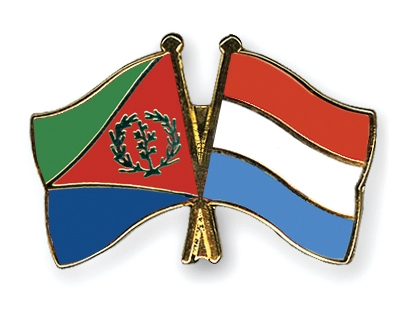 Fahnen Pins Eritrea Luxemburg