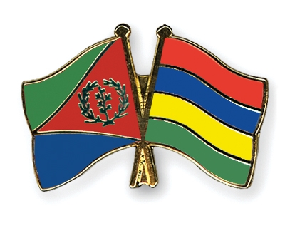 Fahnen Pins Eritrea Mauritius