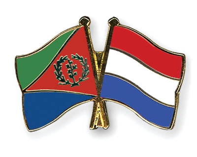 Fahnen Pins Eritrea Niederlande