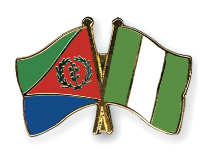Fahnen Pins Eritrea Nigeria
