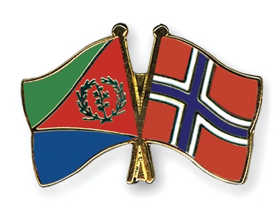 Fahnen Pins Eritrea Norwegen