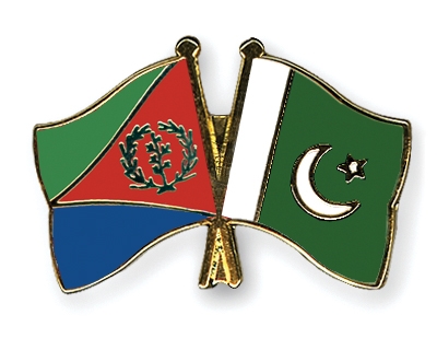 Fahnen Pins Eritrea Pakistan