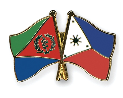 Fahnen Pins Eritrea Philippinen