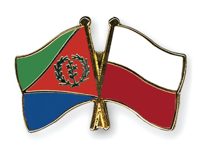 Fahnen Pins Eritrea Polen