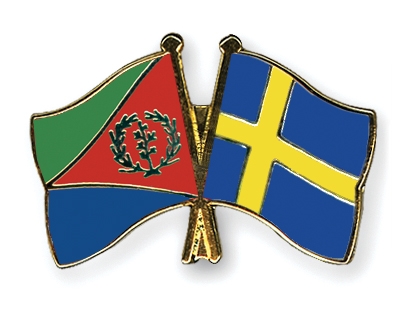 Fahnen Pins Eritrea Schweden