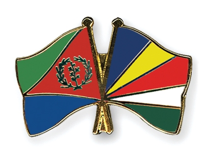 Fahnen Pins Eritrea Seychellen