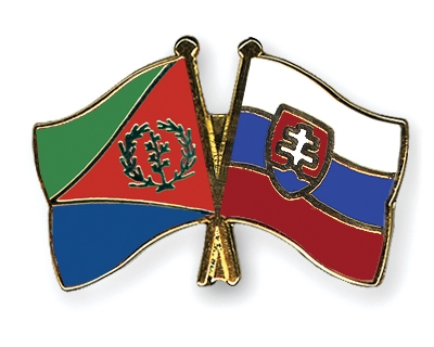 Fahnen Pins Eritrea Slowakei
