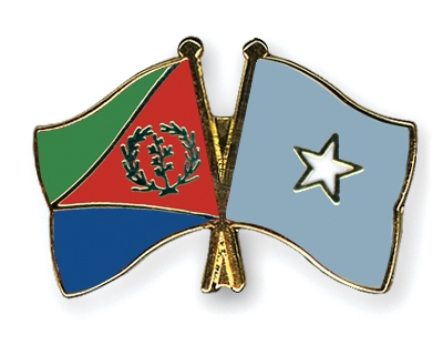 Fahnen Pins Eritrea Somalia