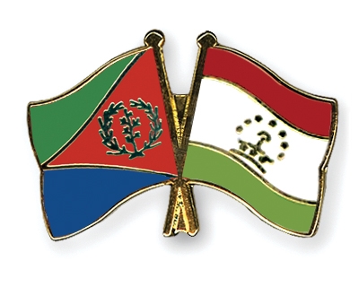 Fahnen Pins Eritrea Tadschikistan