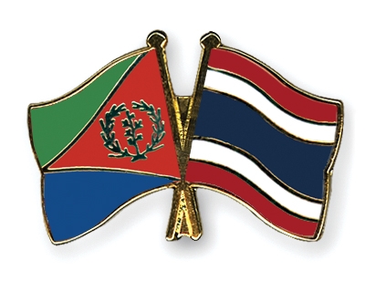 Fahnen Pins Eritrea Thailand