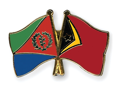 Fahnen Pins Eritrea Timor-Leste