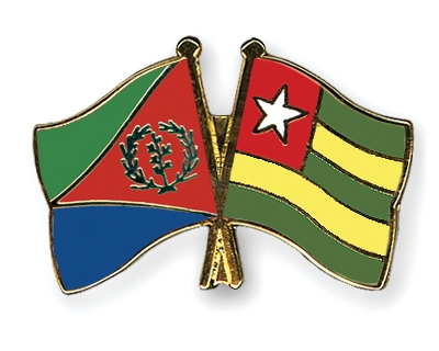 Fahnen Pins Eritrea Togo