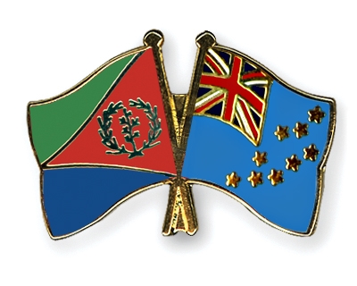 Fahnen Pins Eritrea Tuvalu