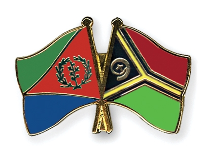 Fahnen Pins Eritrea Vanuatu