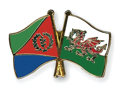 Fahnen Pins Eritrea Wales