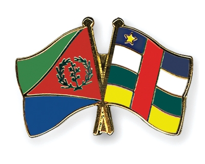 Fahnen Pins Eritrea Zentralafrikanische-Republik