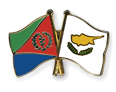 Fahnen Pins Eritrea Zypern