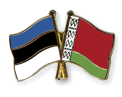 Fahnen Pins Estland Belarus