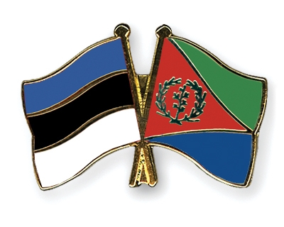 Fahnen Pins Estland Eritrea