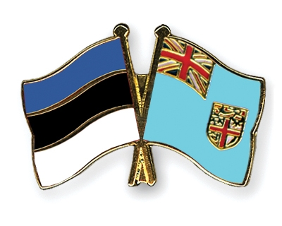 Fahnen Pins Estland Fidschi