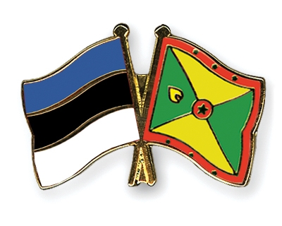 Fahnen Pins Estland Grenada
