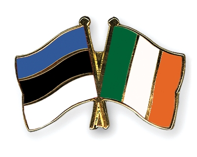 Fahnen Pins Estland Irland