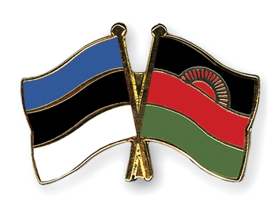 Fahnen Pins Estland Malawi