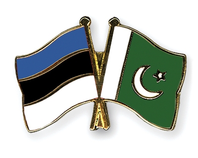 Fahnen Pins Estland Pakistan