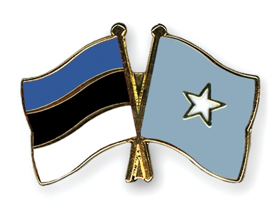 Fahnen Pins Estland Somalia
