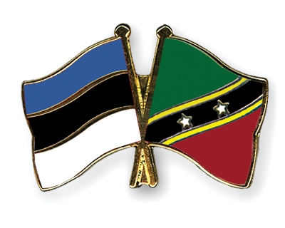 Fahnen Pins Estland St-Kitts-und-Nevis