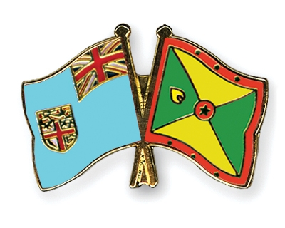 Fahnen Pins Fidschi Grenada