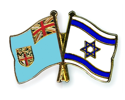 Fahnen Pins Fidschi Israel