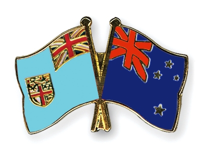 Fahnen Pins Fidschi Neuseeland