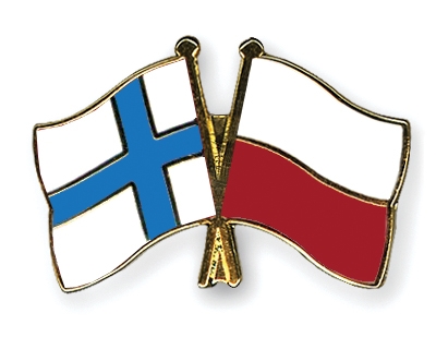 Fahnen Pins Finnland Polen