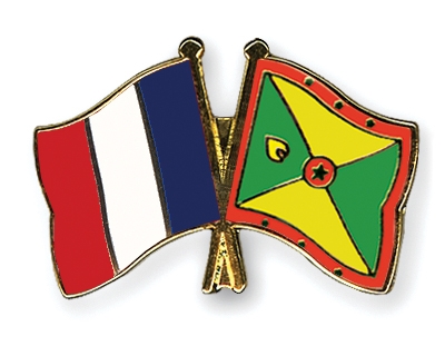 Fahnen Pins Frankreich Grenada