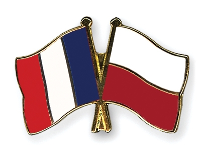 Fahnen Pins Frankreich Polen