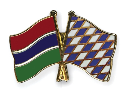 Fahnen Pins Gambia Bayern
