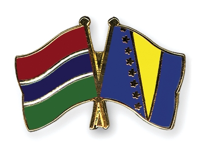 Fahnen Pins Gambia Bosnien-und-Herzegowina