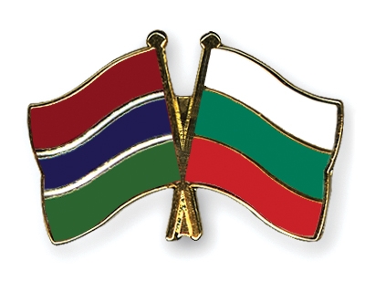 Fahnen Pins Gambia Bulgarien