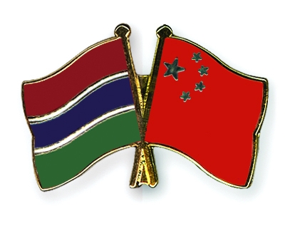 Fahnen Pins Gambia China