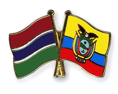 Fahnen Pins Gambia Ecuador