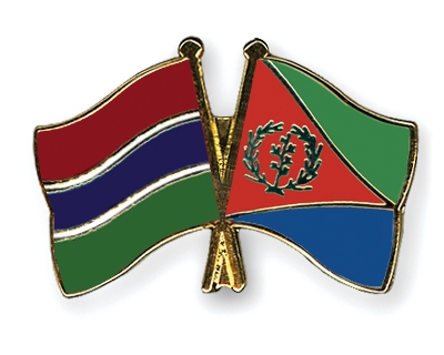 Fahnen Pins Gambia Eritrea