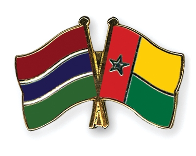 Fahnen Pins Gambia Guinea-Bissau