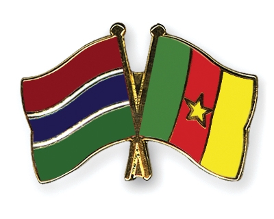 Fahnen Pins Gambia Kamerun