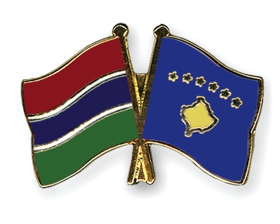 Fahnen Pins Gambia Kosovo
