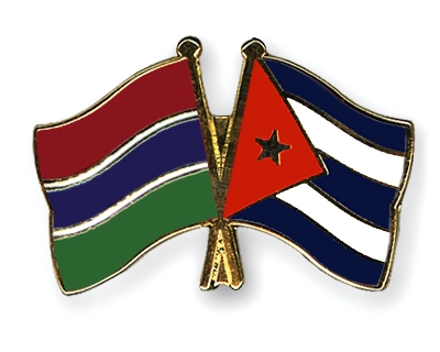 Fahnen Pins Gambia Kuba