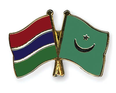 Fahnen Pins Gambia Mauretanien