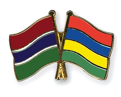Fahnen Pins Gambia Mauritius