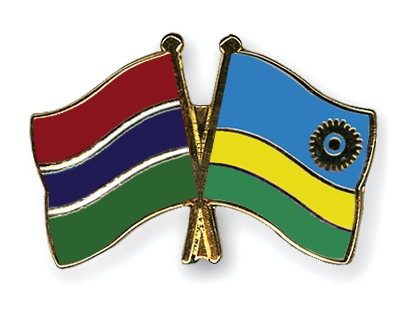 Fahnen Pins Gambia Ruanda