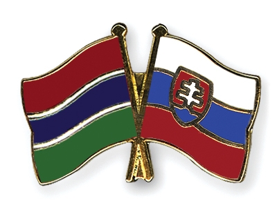 Fahnen Pins Gambia Slowakei